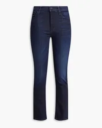 Mother Dazzler halbhohe Jeans mit schmalem Bein Blau