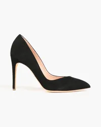 Rupert Sanderson Pumps aus Veloursleder Schwarz