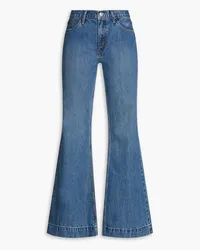 RE/DONE 70s tief sitzende Schlagjeans Blau