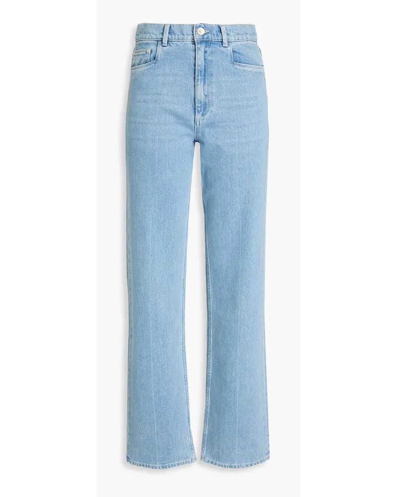 WANDLER Poppy hoch sitzende Jeans mit geradem Bein Blau