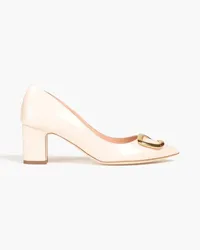 Rupert Sanderson Nada verzierte Pumps aus Lackleder Neutral