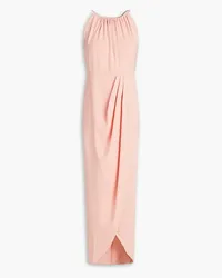 Shona Joy Gerafftes Maxikleid aus Satin Pink