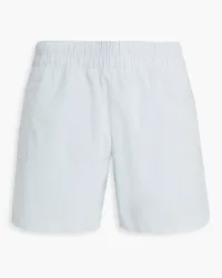 James Perse Shorts aus Stretch-Baumwollpopeline Blau