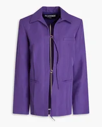 Jacquemus La Veste Amaro Blazer aus Twill Lila