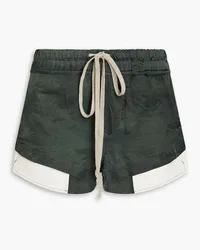 Rick Owens Shorts aus Cupro-Satin Grün