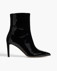 Giuseppe Zanotti Mirea Ankle Boots aus Kunstleder Schwarz