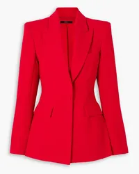 Alex Perry Blazer aus Stretch-Crêpe Rot