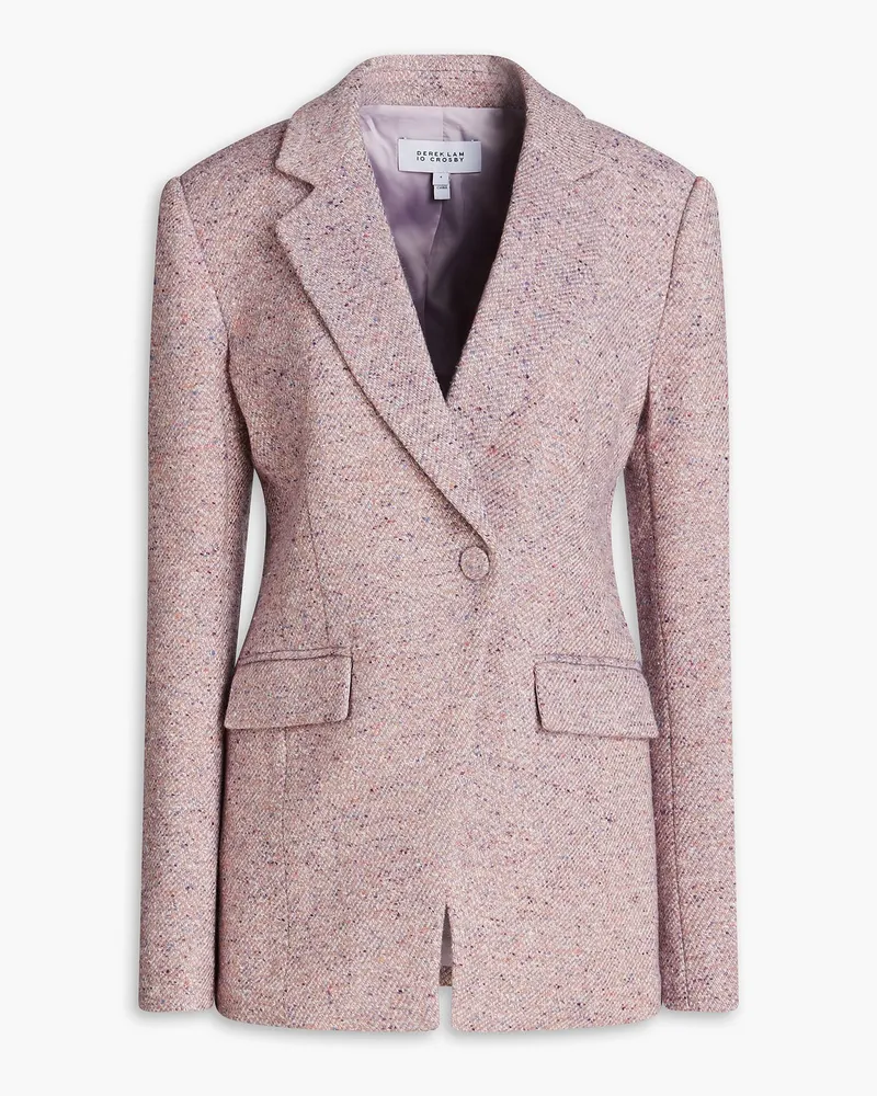 Derek Lam Blazer aus Donegal-Tweed Lila