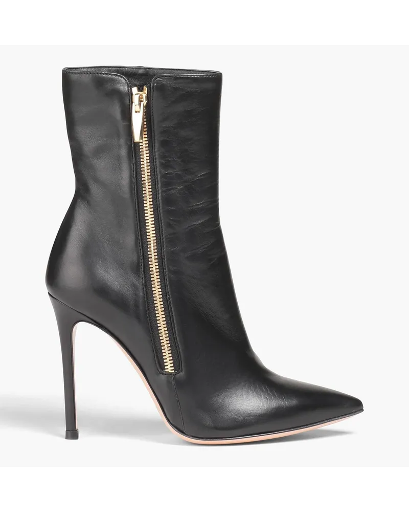 Gianvito Rossi Ankle Boots aus Leder Schwarz