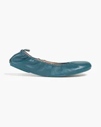 Gianvito Rossi Ballerinas aus Leder Blau