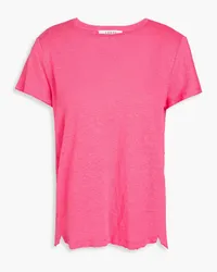 Frame Denim T Timeless T-Shirt aus Leinen-Jersey Pink