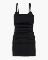 Dion Lee Minikleid aus geripptem Biobaumwoll-Jersey Schwarz