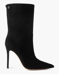 Gianvito Rossi 105 Ankle Boots aus Veloursleder Schwarz