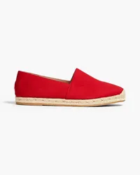 Stuart Weitzman Mykonos Espadrilles aus Twill Rot