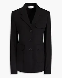 Victoria Beckham Blazer aus Grain de Poudre Schwarz