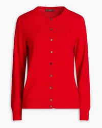 N.Peal Cardigan aus Kaschmir Rot