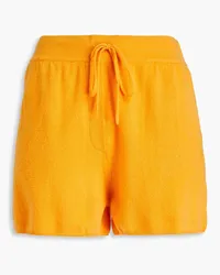 Loulou Studio Toran Shorts aus Kaschmir Orange