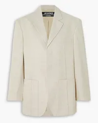 Jacquemus D‘Homme Blazer aus Twill Neutral