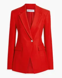 Derek Lam Blazer aus Twill aus einer Baumwollmischung Rot