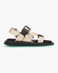 Ganni Sandalen aus Ripsband Neutral