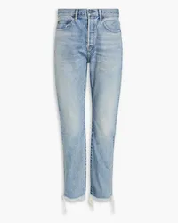 John Elliott + Co Caribou Jeans aus Denim Blau