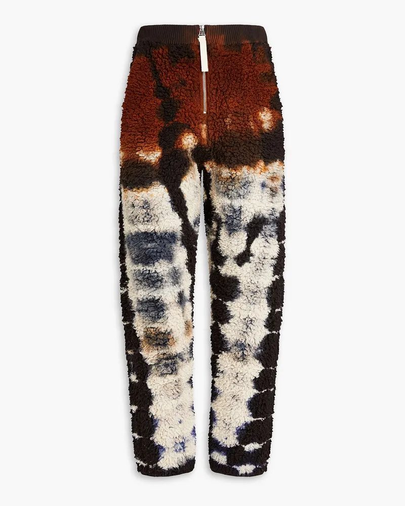 Jil Sander Jogginghose Aus Baumwollfleece Mit Batikmuster Braun