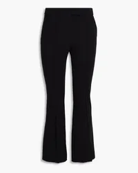 Helmut Lang Cropped Bootcut-Hose aus Twill Schwarz