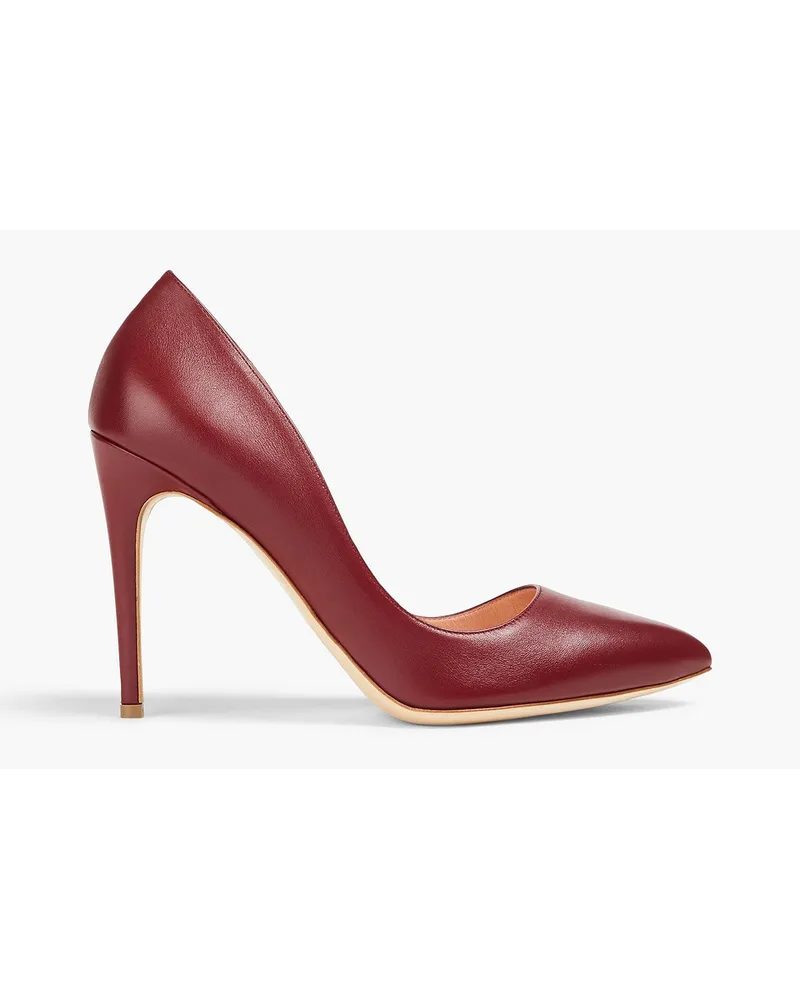 Rupert Sanderson Pumps aus Leder Rot