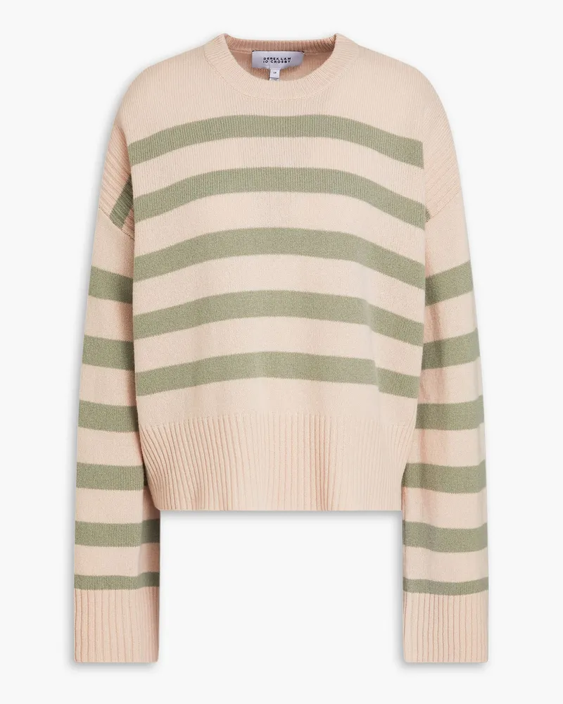 Derek Lam Farah Pullover aus Wolle mit Streifen Neutral