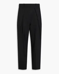 3.1 phillip lim Cropped flannel tapered pants Schwarz