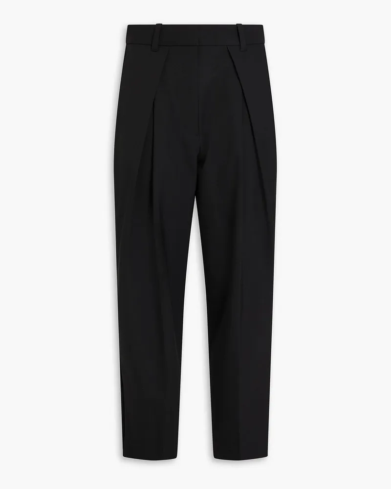 3.1 phillip lim Cropped flannel tapered pants Schwarz