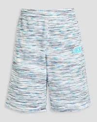 Missoni Shorts aus Baumwollfrottee inSpace-Dye-Optik Weiß