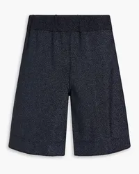 Jil Sander Shorts aus Lamé Blau