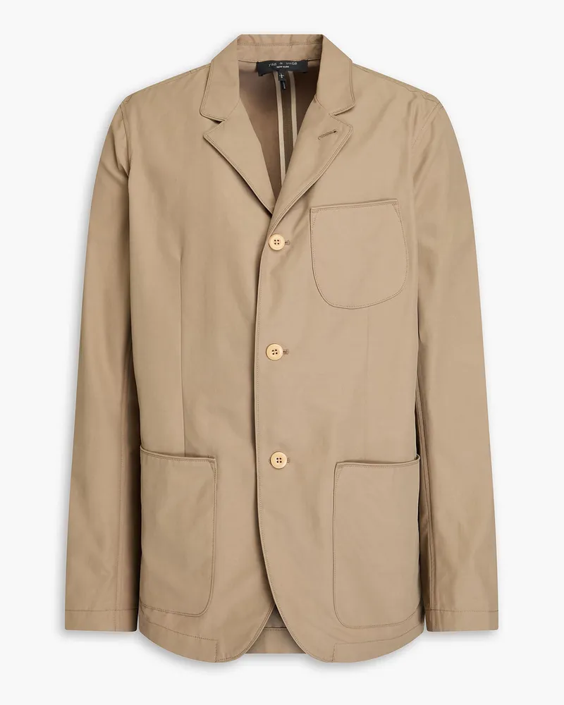 Rag & Bone Anderson Blazer aus einer Baumwollmischung Neutral