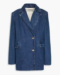 Loulou Studio Mani Blazer aus Denim Blau