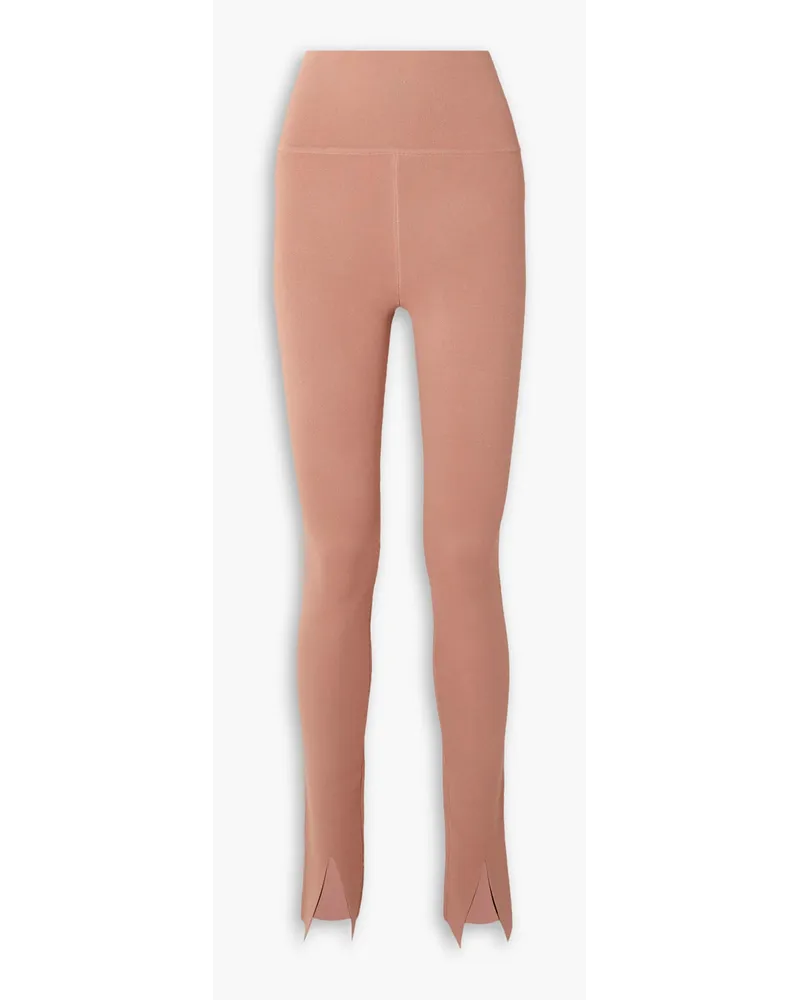 Victoria Beckham Leggings aus Stretch-Strick Neutral