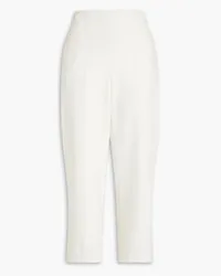 Sachin & Babi Jackie cropped crepe straight-leg pants Weiß