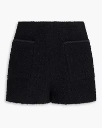 Claudie Pierlot Shorts aus Bouclé-Tweed Schwarz