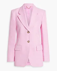 Victoria Beckham Blazer aus Baumwoll-Twill Pink