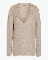 Autumn Cashmere Donegal-Strickpullover Neutral