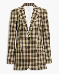 tibi Tristan karierter Blazer aus Twill Neutral