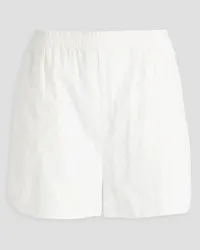 Rag & Bone April Shorts aus Baumwolle mit Lochstickerei Weiß