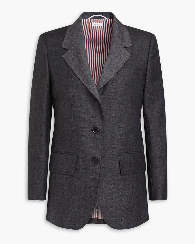 Thom Browne Blazer aus Woll-Twill Grau