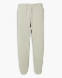 LES TIEN Track Pants aus Baumwoll-Jersey Grün