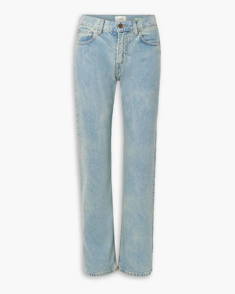 Haikure Cleo hoch sitzende Jeans mit geradem Bein aus Bio-Denim Blau