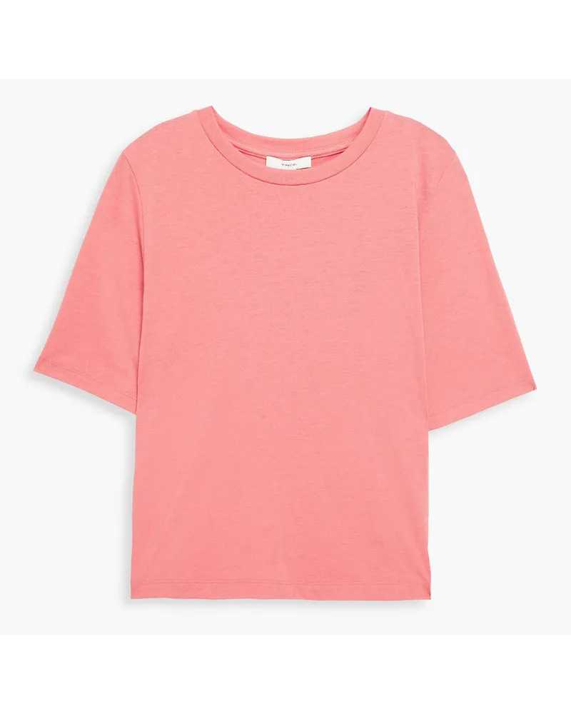 Vince T-Shirt aus Jersey Pink