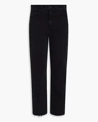 SLVRLAKE Hoch sitzende Jeans mit geradem Bein Schwarz