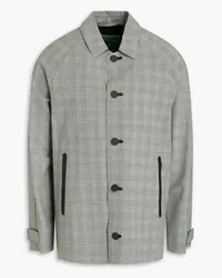 Emporio Armani Jacke aus Jacquard mit Glencheck-Muster Schwarz