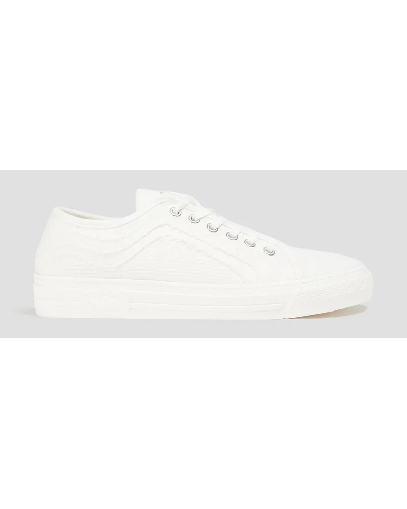 Claudie Pierlot Sneakers aus Canvas Weiß