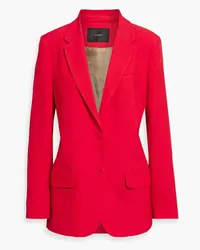 Joseph Jackie Blazer aus glänzendem Crêpe Rot